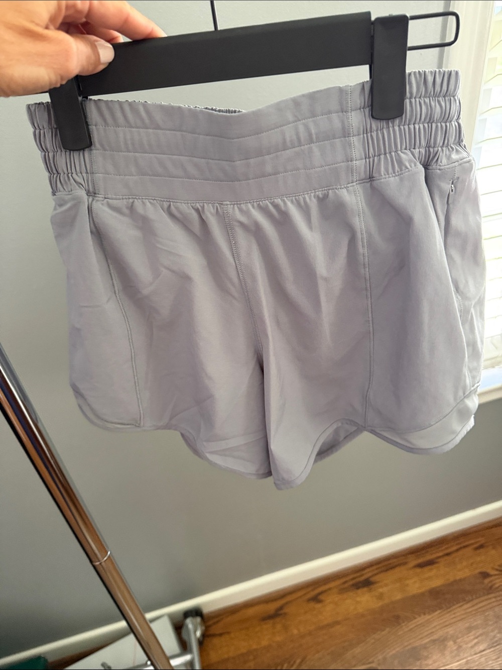 lululemon athletica Light Gray Women's Athletic Shorts